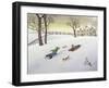 Tobogganing, 1986-Larry Smart-Framed Giclee Print