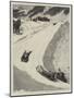 Tobogganing at St Moritz, Engadine, Switzerland-Henry Marriott Paget-Mounted Giclee Print