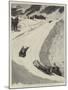 Tobogganing at St Moritz, Engadine, Switzerland-Henry Marriott Paget-Mounted Giclee Print