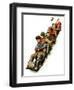 "Tobogganing,"January 7, 1928-Alan Foster-Framed Giclee Print