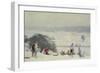 Tobogganing, the Meads, Hertford-Trevor Chamberlain-Framed Giclee Print