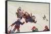 Tobogganing-Gillian Lawson-Framed Stretched Canvas