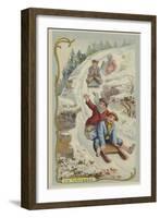 Tobogganing-null-Framed Giclee Print