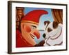 Toby and Punch, 1994-Frances Broomfield-Framed Giclee Print