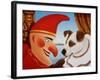 Toby and Punch, 1994-Frances Broomfield-Framed Giclee Print