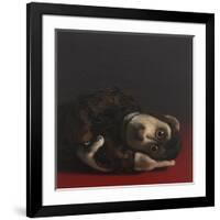 Toby Monkey, 2017,-Peter Jones-Framed Giclee Print