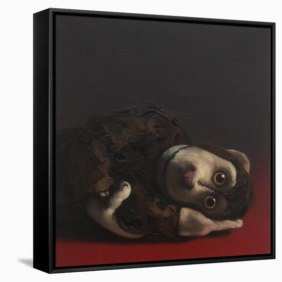 Toby Monkey, 2017,-Peter Jones-Framed Stretched Canvas