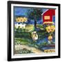 Toby on the Island-Mike Smith-Framed Giclee Print