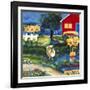 Toby on the Island-Mike Smith-Framed Giclee Print