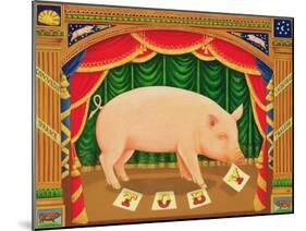 Toby the Learned Pig, 1998-Frances Broomfield-Mounted Giclee Print