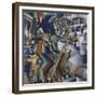 Tochil'schik Printsip Mel'kaniia (The Knife Grinder or Principle of Glittering)-Kazimir Severinovich Malevich-Framed Art Print