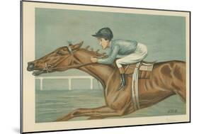 Tod Sloan, an American Jockey, 25 May 1899, Vanity Fair Cartoon-Godfrey Douglas Giles-Mounted Giclee Print