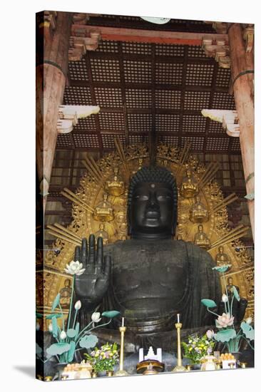 Todaiji Big Buddha Temple Constructed in the 8th Century-Christian Kober-Stretched Canvas