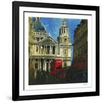 Today and Yesterday St. Paul's, London-Susan Brown-Framed Collectable Print