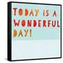 Today Is a Wonderful Day!-null-Framed Stretched Canvas