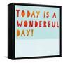 Today Is a Wonderful Day!-null-Framed Stretched Canvas