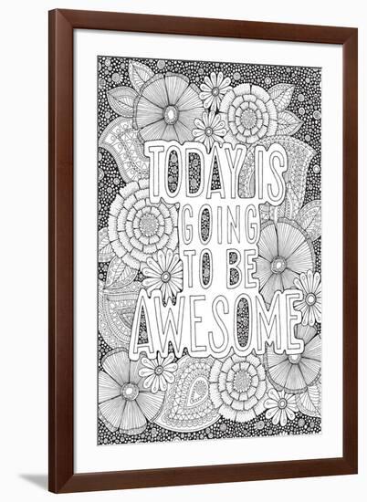 Today is Going to be Awesome-Hello Angel-Framed Giclee Print