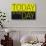 Today Is the Day Motivational Plastic Sign-null-Art Print displayed on a wall