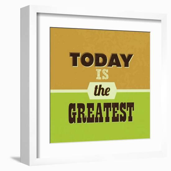 Today Is the Greatest 1-Lorand Okos-Framed Art Print