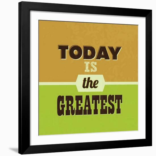 Today Is the Greatest 1-Lorand Okos-Framed Art Print