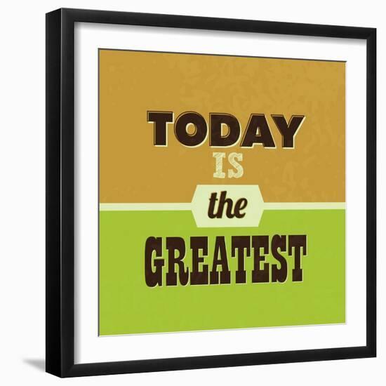 Today Is the Greatest 1-Lorand Okos-Framed Art Print