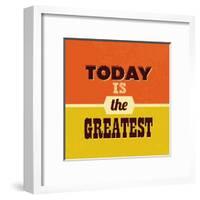 Today Is the Greatest-Lorand Okos-Framed Art Print