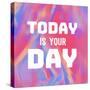 Today Is Your Day-Swedish Marble-Stretched Canvas