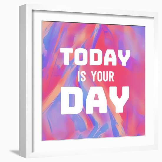 Today Is Your Day-Swedish Marble-Framed Art Print