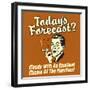 Today's Forecast? Cloudy with an Excellent Chance of the Munchies!-Retrospoofs-Framed Premium Giclee Print