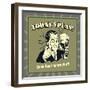 Today's Plan! Drink Beer! Ignore Stuff!-Retrospoofs-Framed Premium Giclee Print