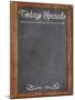 Today Specials - White Chalk Menu Sign on a Vintage Slate Blackboard-PixelsAway-Mounted Art Print