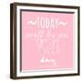 Today-Jelena Matic-Framed Art Print