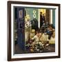 "Toddler Empties Purses", November 22, 1952-Stevan Dohanos-Framed Giclee Print