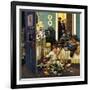 "Toddler Empties Purses", November 22, 1952-Stevan Dohanos-Framed Giclee Print