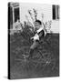 Toddler on a Period Tricycle, Ca. 1895-null-Stretched Canvas