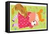 Toddler Time - Turtle-Sheree Boyd-Framed Stretched Canvas