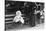 Toddler with Nanny or Mother on a Park Bench, Ca. 1900-null-Stretched Canvas