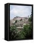 Todi, a Typical Umbrian Hill Town, Umbria, Italy-Tony Gervis-Framed Stretched Canvas