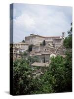 Todi, a Typical Umbrian Hill Town, Umbria, Italy-Tony Gervis-Stretched Canvas