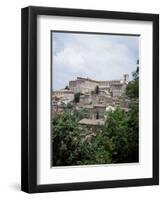 Todi, a Typical Umbrian Hill Town, Umbria, Italy-Tony Gervis-Framed Photographic Print