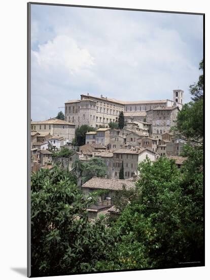 Todi, a Typical Umbrian Hill Town, Umbria, Italy-Tony Gervis-Mounted Photographic Print