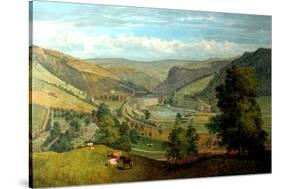 Todmorden Valley From Charlestown, 1860-John Holland-Stretched Canvas