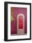Todos Santos, Mexico. Red door in a red wall.-Julien McRoberts-Framed Photographic Print