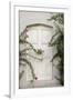 Todos Santos, Mexico. White door in a white wall partly covered with flowers.-Julien McRoberts-Framed Photographic Print