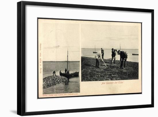 Tönning, Land Und Leute Am Eiderstrand, Boot-null-Framed Giclee Print