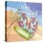 Toes in the Sand-Nancy Archer-Stretched Canvas