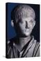 Togate Statue of the Young Nero, Front View of the Head, C.50 Ad (Marble) (Detail of 140378)-Roman-Stretched Canvas