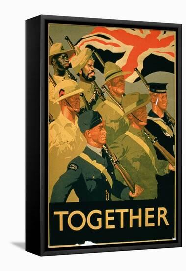 Together', 2nd World War Poster-null-Framed Stretched Canvas