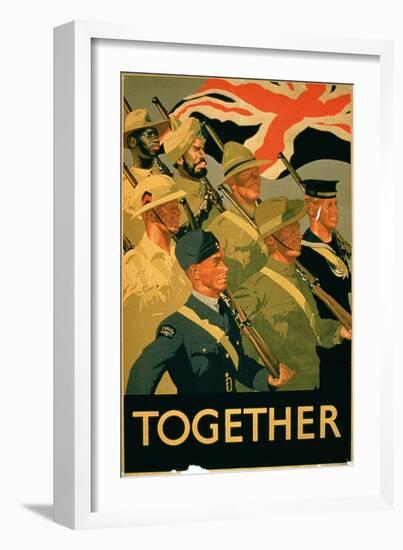 Together', 2nd World War Poster-null-Framed Giclee Print