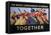 Together', 2nd World War Recruitment Poster-null-Framed Stretched Canvas